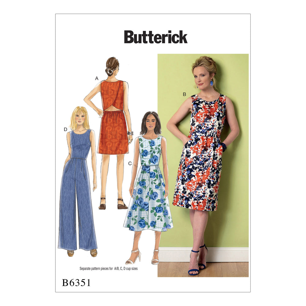 Butterick Dress and Jumpsuit B6351