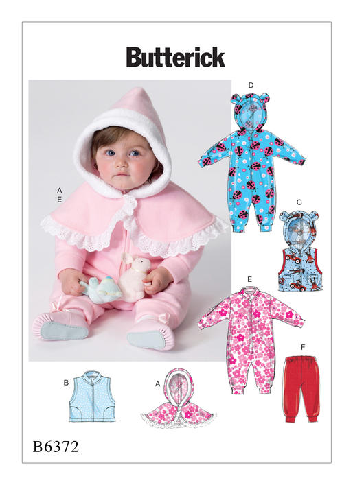 Butterick Baby's Outfit B6372