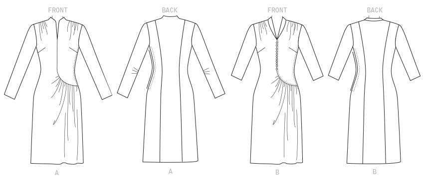 Butterick Vintage Dresses B6374