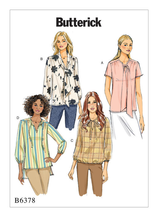 Butterick Tops and Tunics B6378