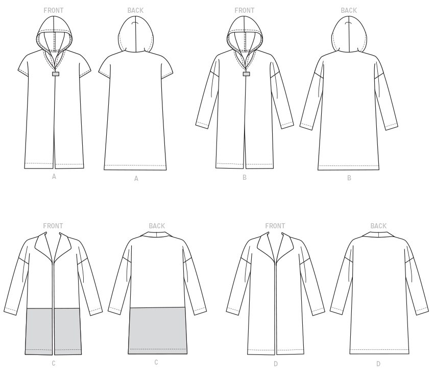 Butterick Coats B6394