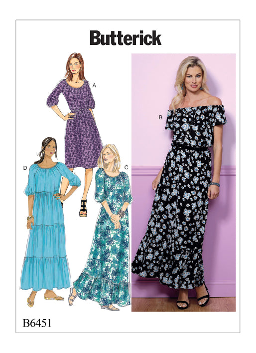 Butterick Dresses B6451