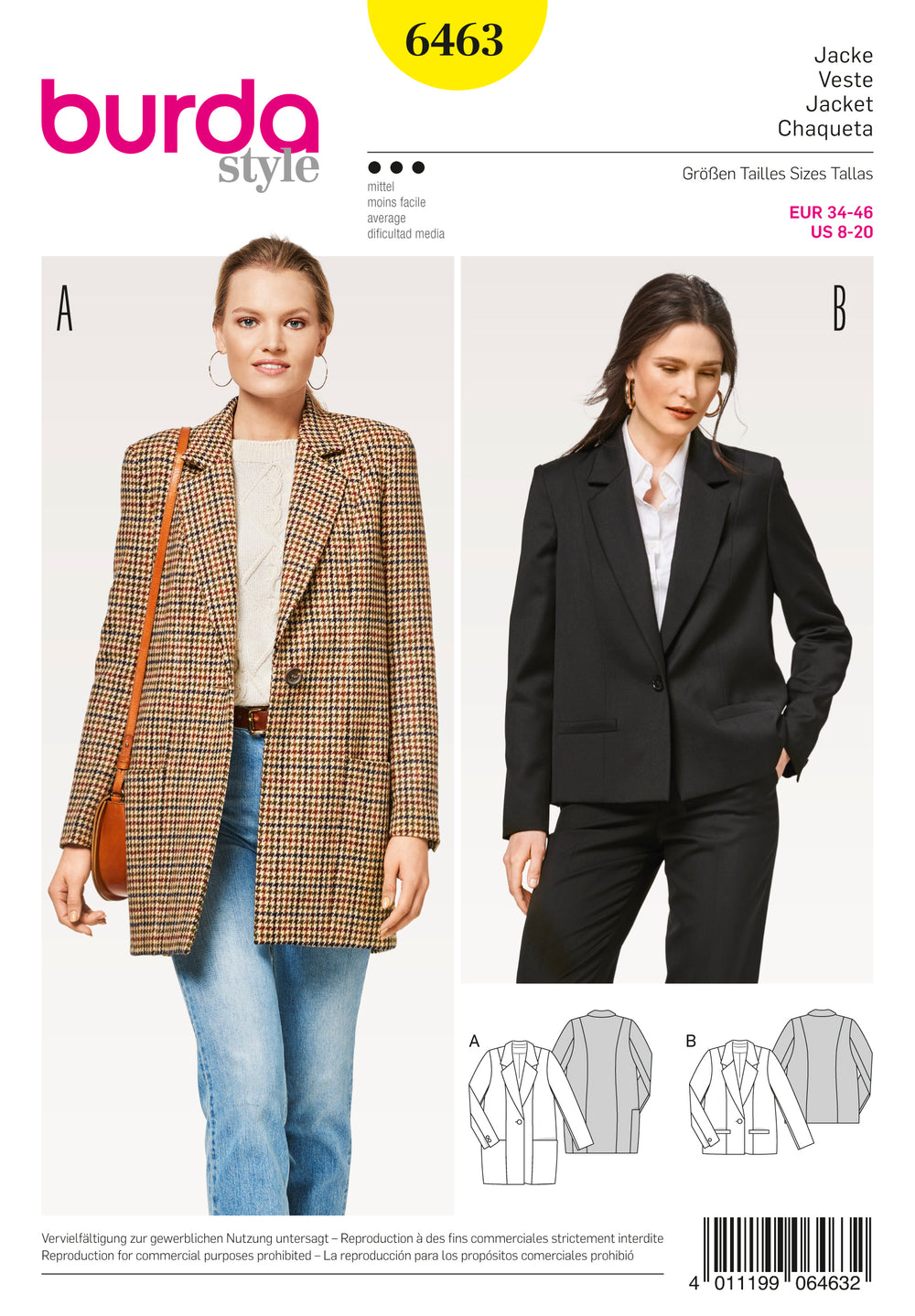 Burda Blazer 6463