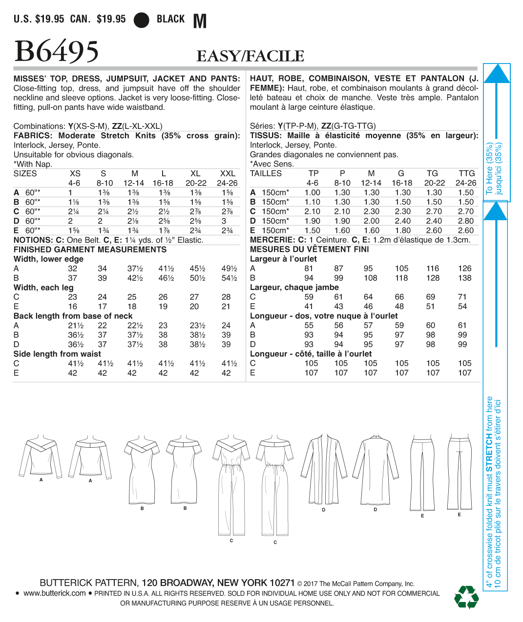 Butterick Outfit B6495