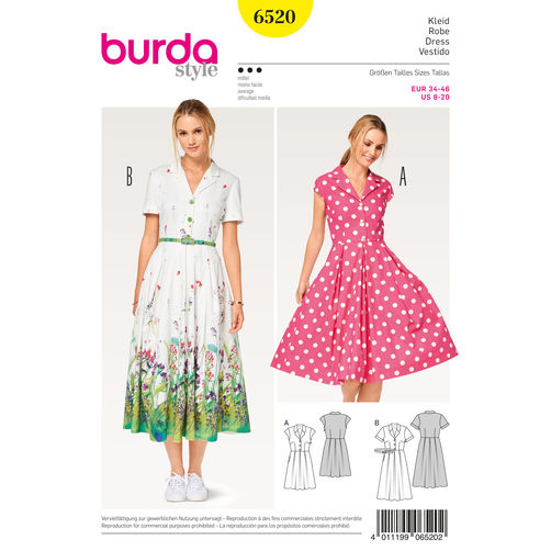 Burda Dresses 6520