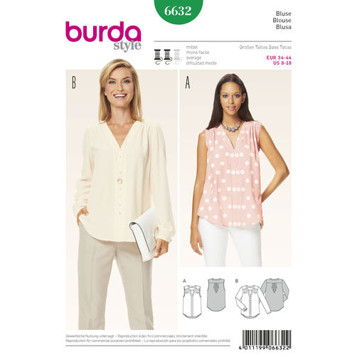 Burda Blouse 6632