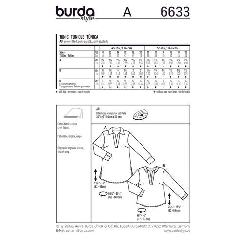 Burda Tunics 6633