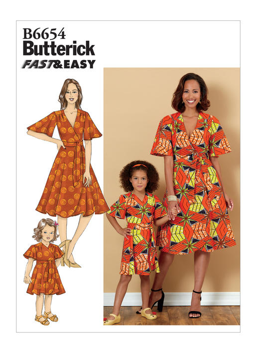 Butterick Women/Child Dress B6654