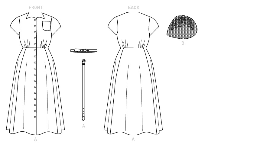 Butterick Vintage Dress B6672