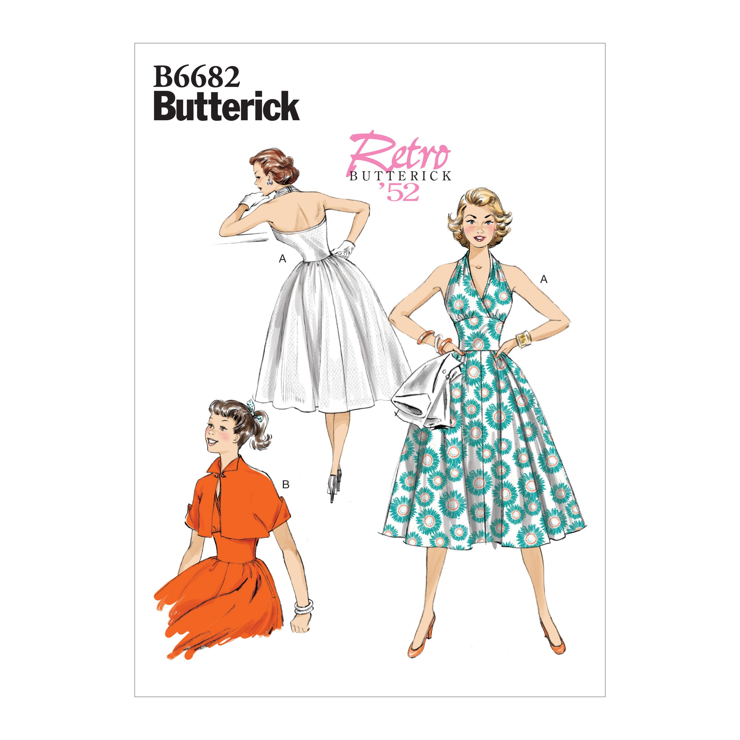 Butterick Vintage Dress and Jacket B6682