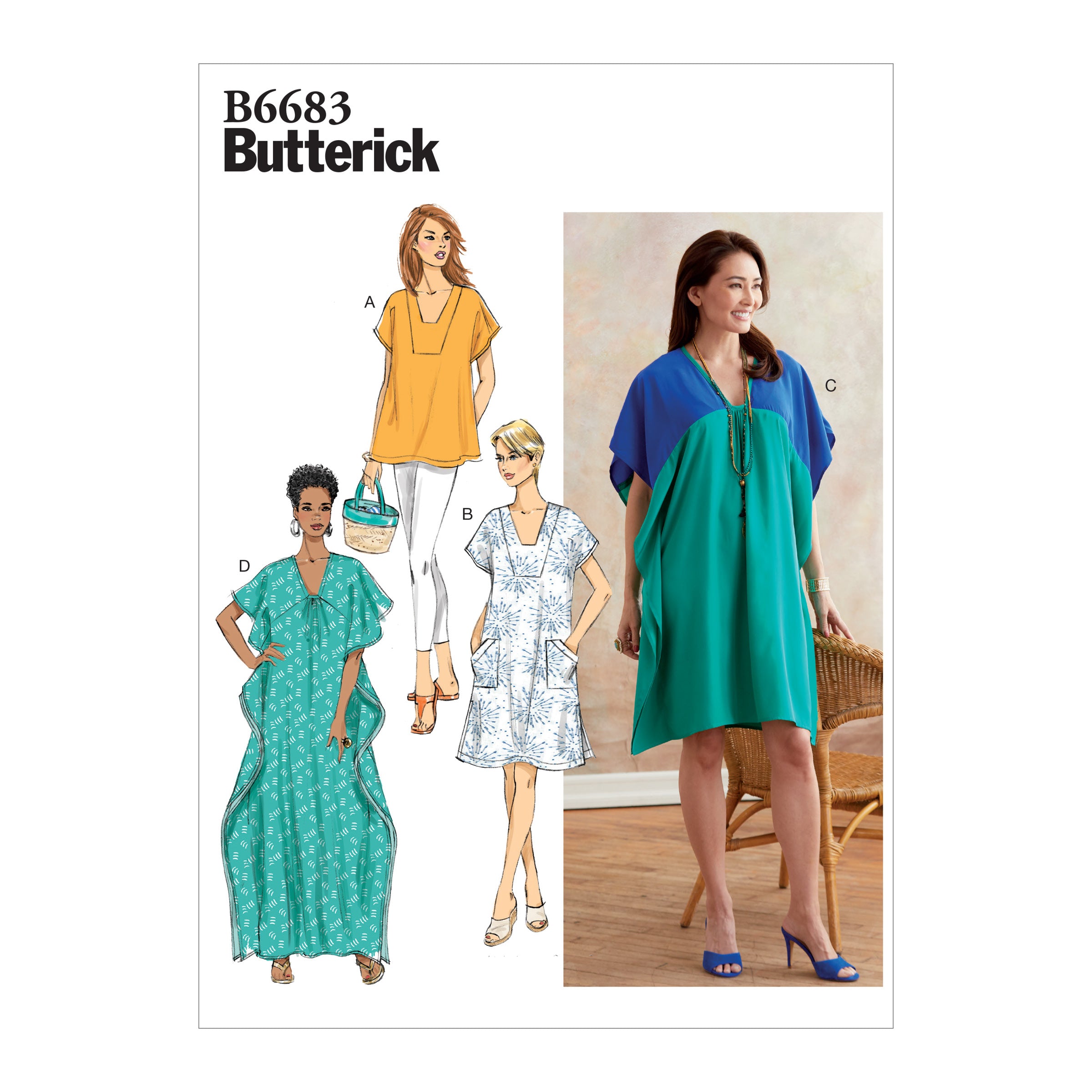 Butterick Tunic and Caftan B6683