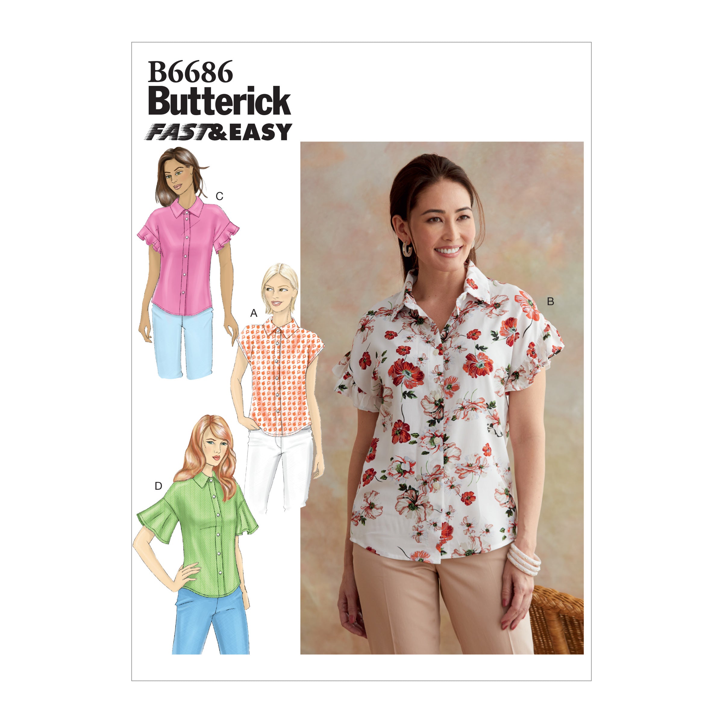 Butterick Tops B6686