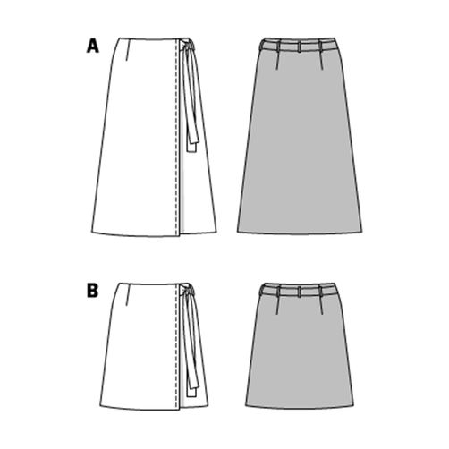 Burda Wrap Skirts 6733
