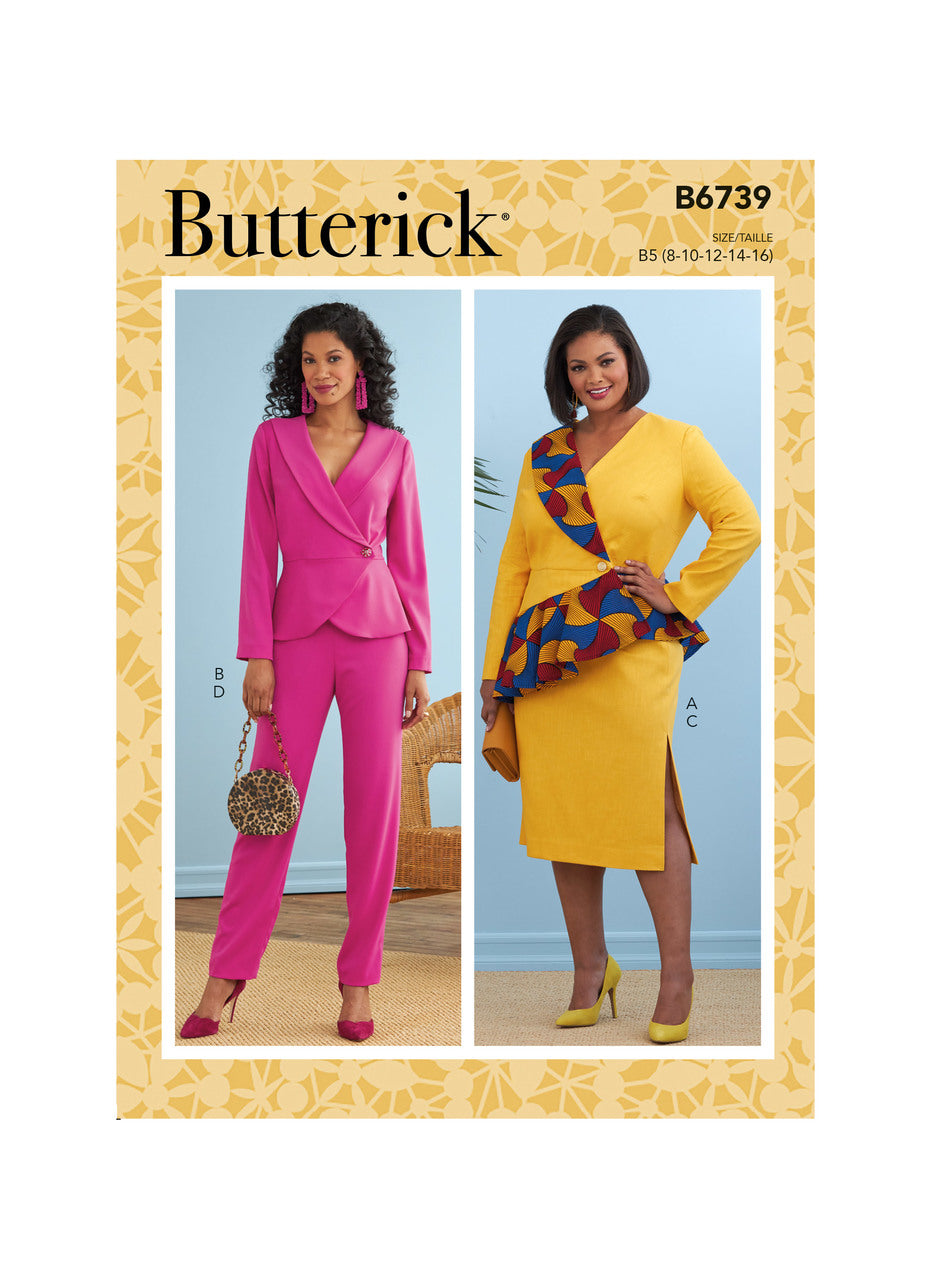 Butterick Jacket, Skirt and Trousers B6739