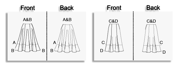 Butterick Skirt B6743