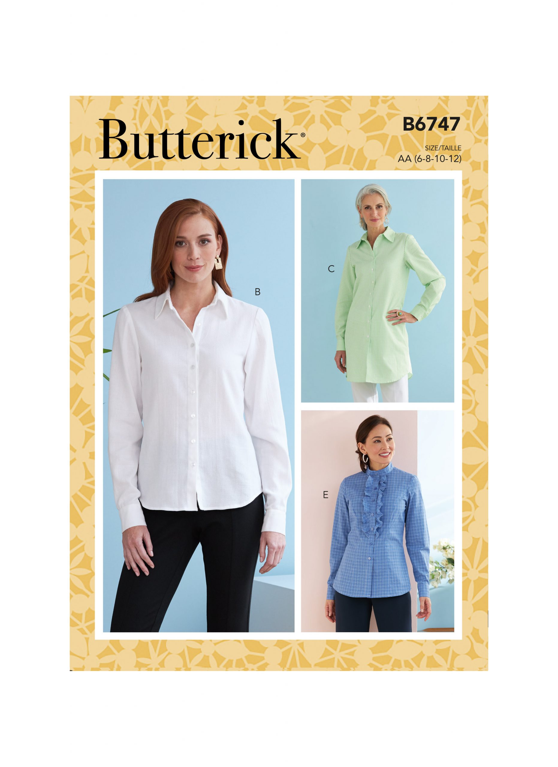 Butterick Shirt B6747