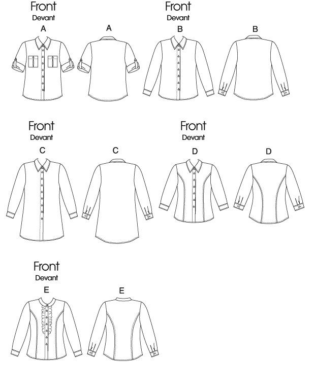 Butterick Shirt B6747