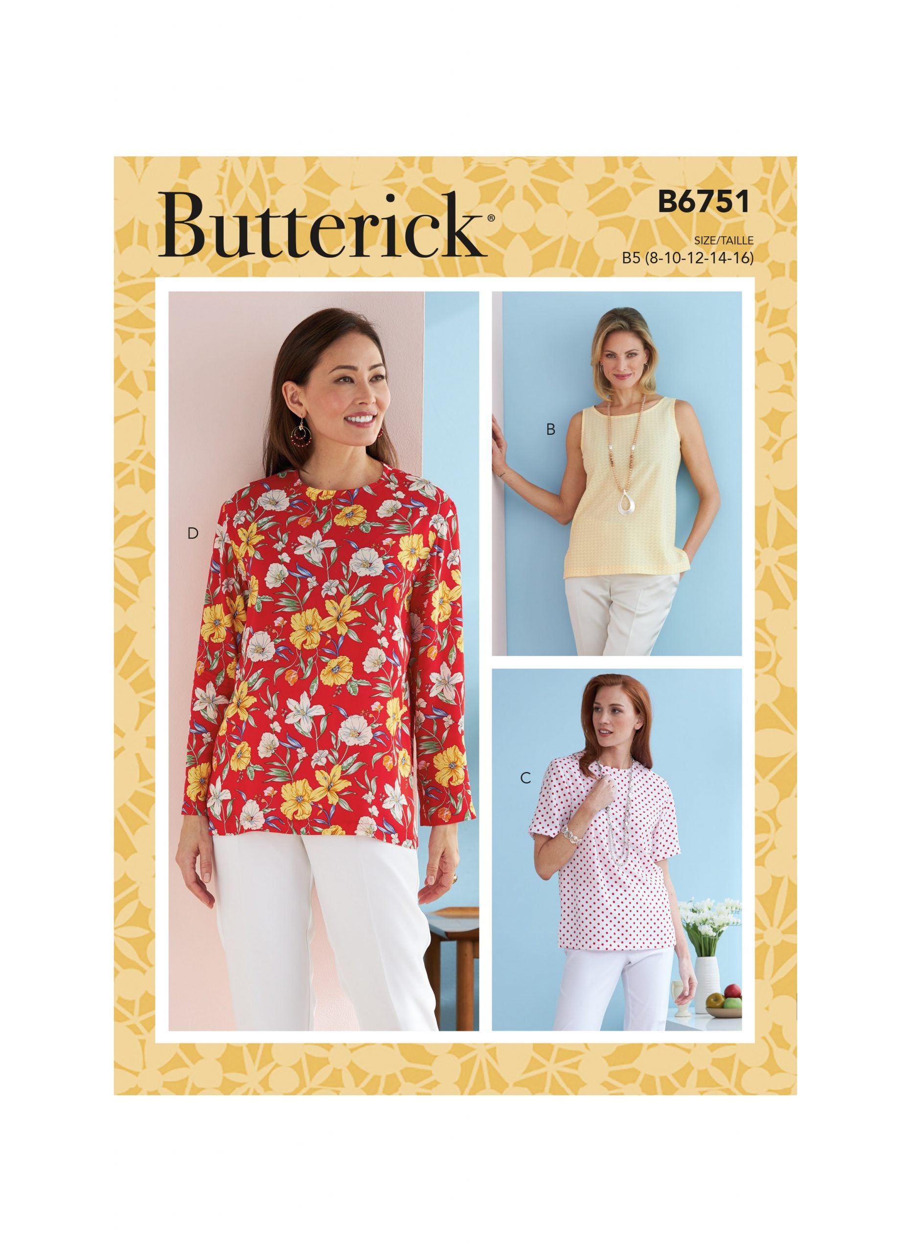 Butterick Top B6751