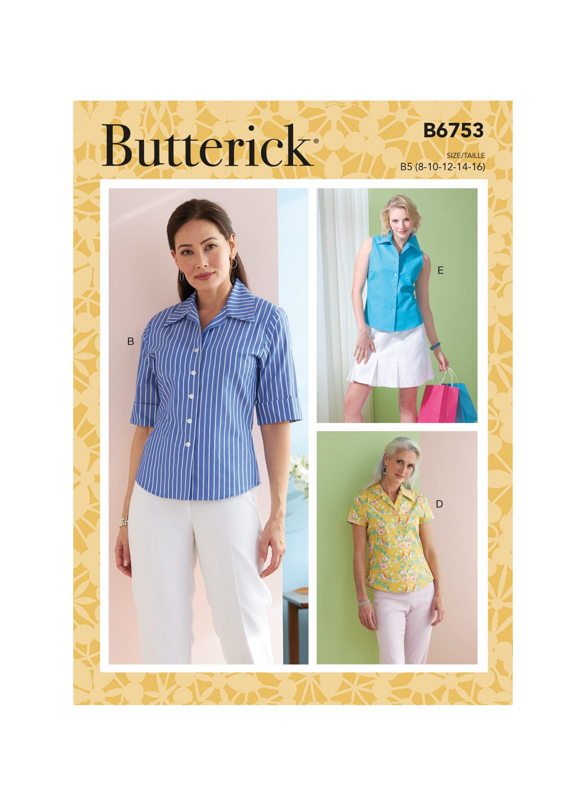 Butterick Shirts B6753