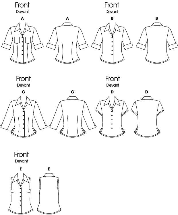 Butterick Shirts B6753