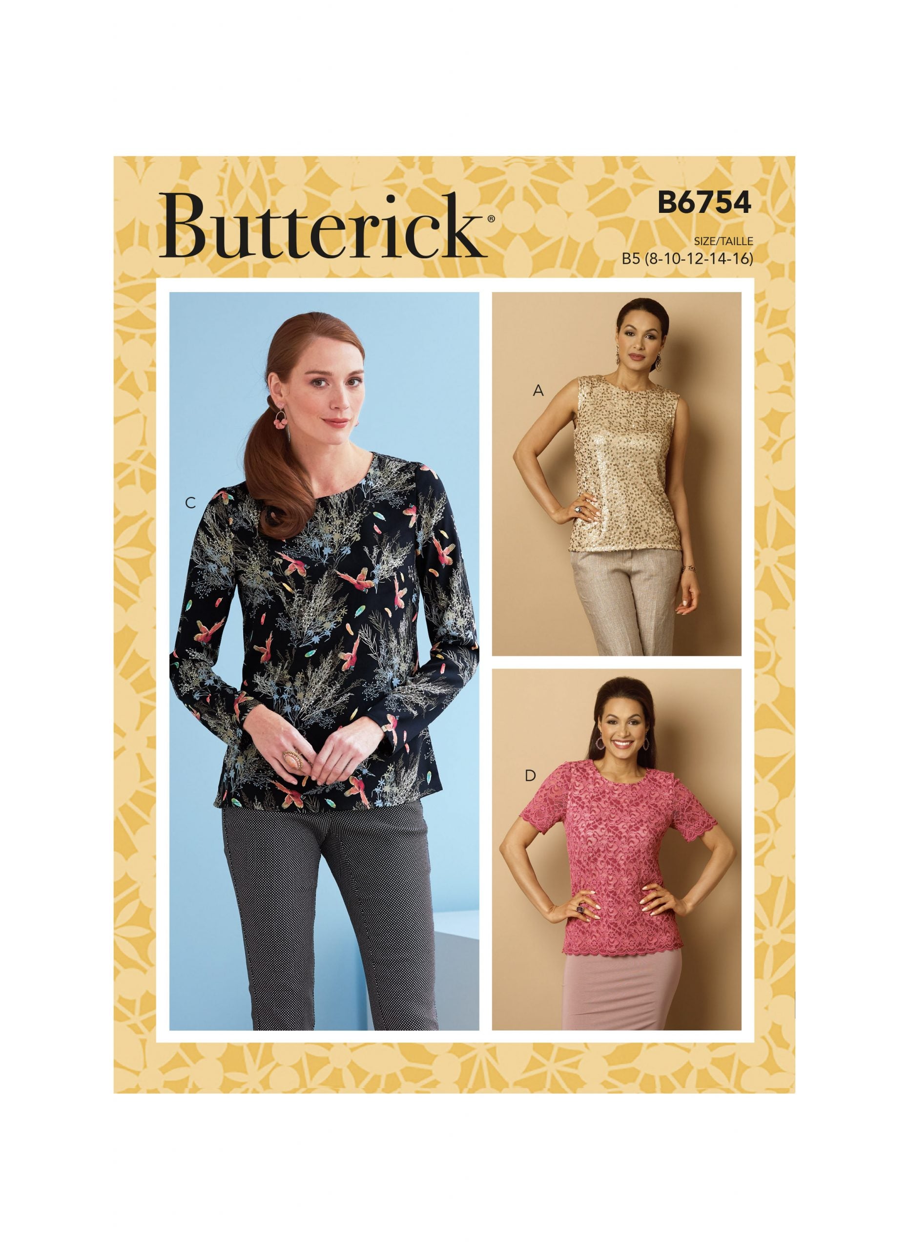 Butterick Top B6754