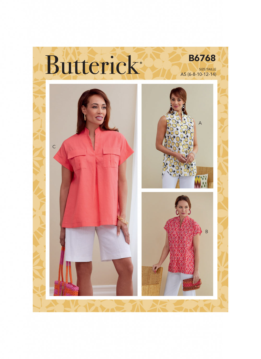 Butterick Tops B6768