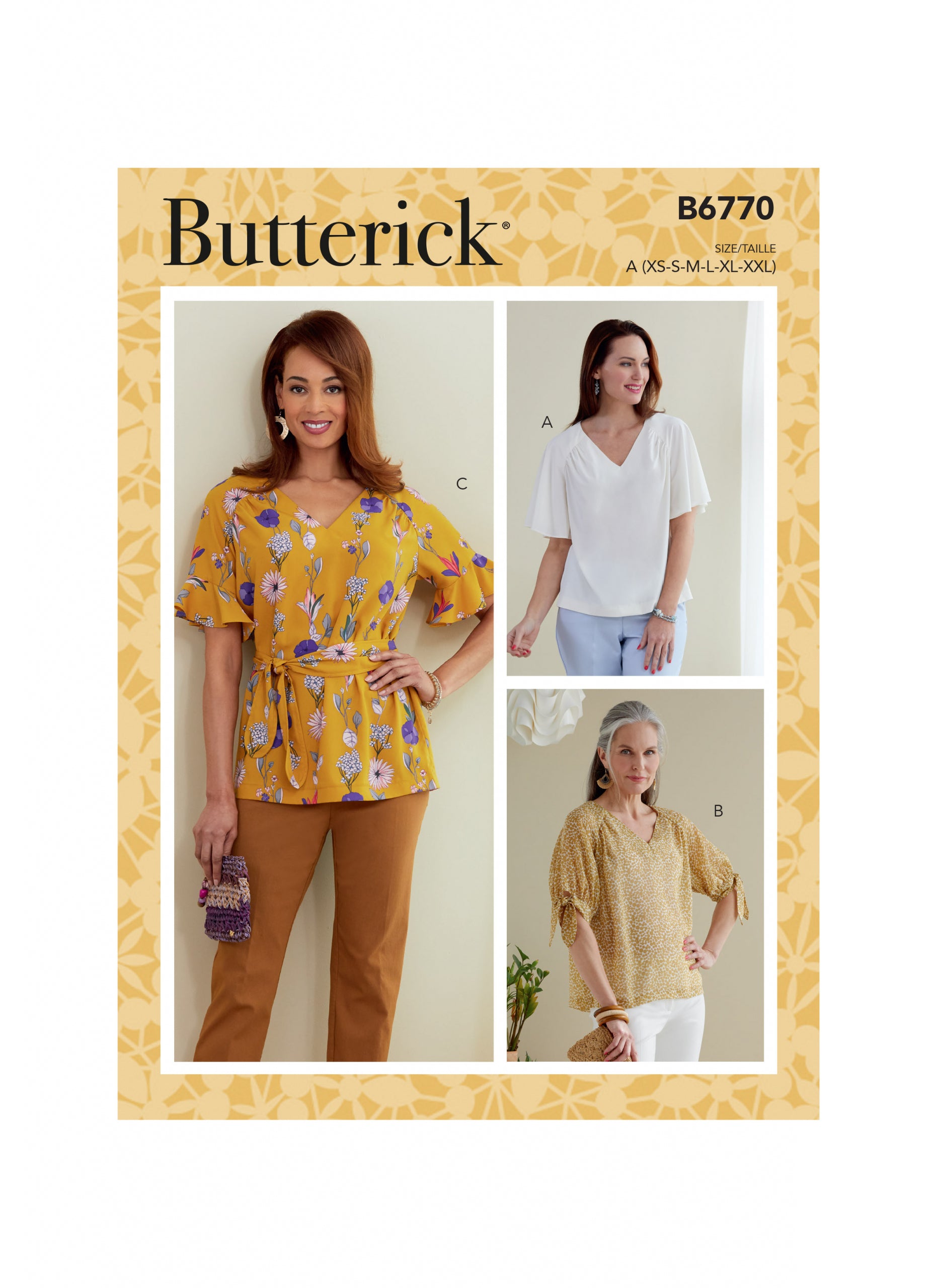 Butterick Tops B6770