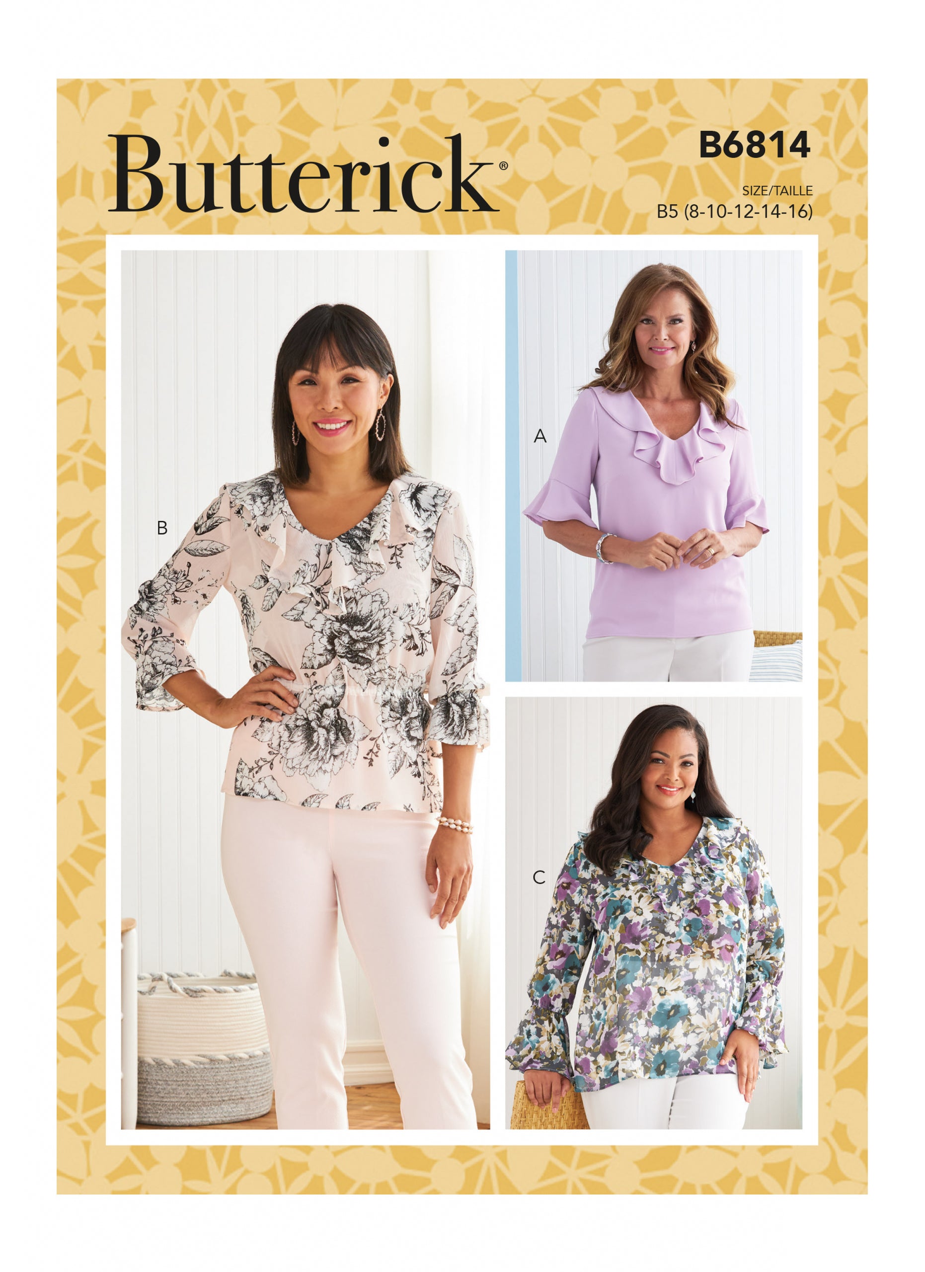 Butterick Tops B6814