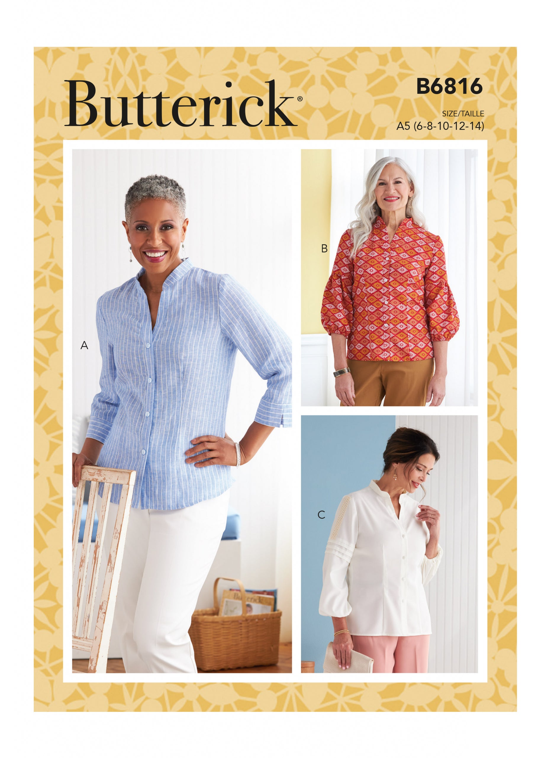 Butterick Tops B6816