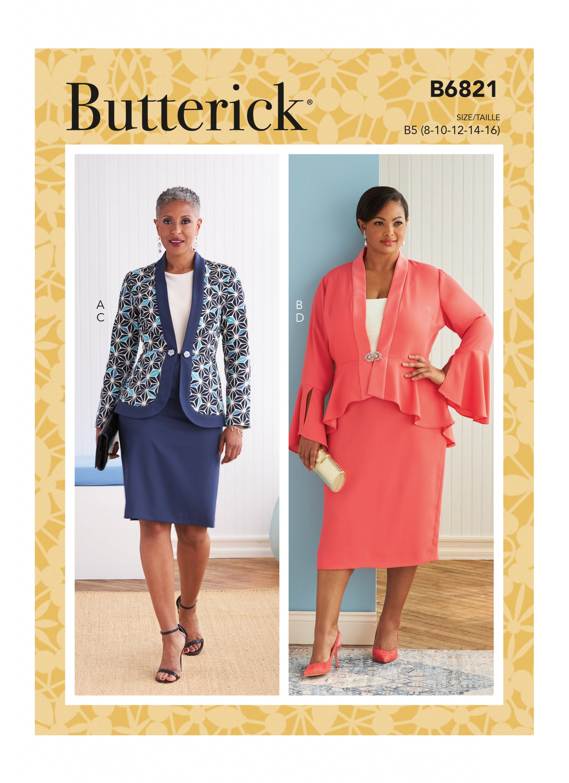 Butterick Jacket and Skirt B6821