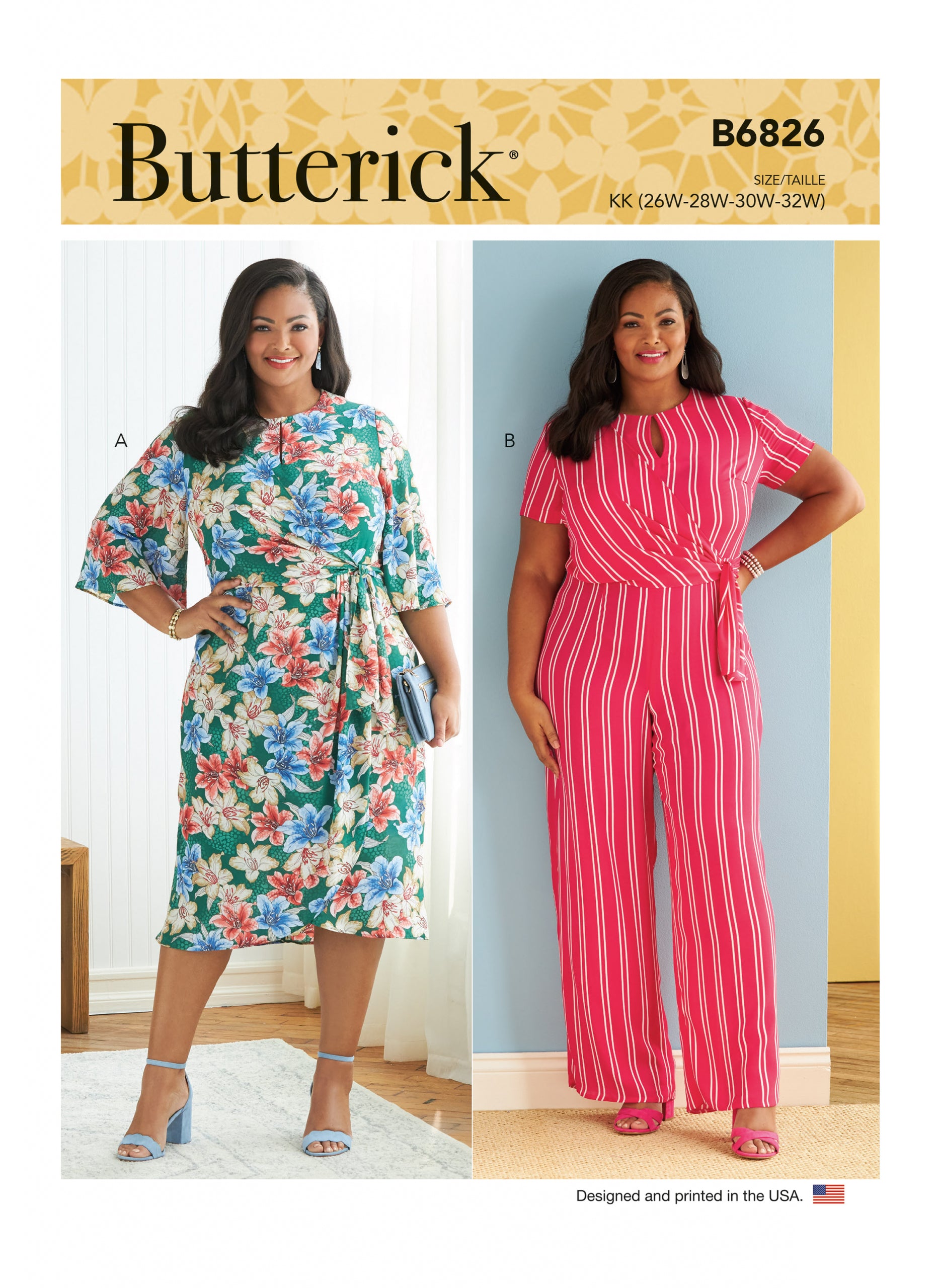 Butterick Dress and Jumpsuit B6826