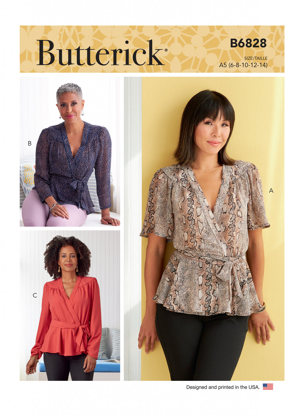 Butterick Tops B6828