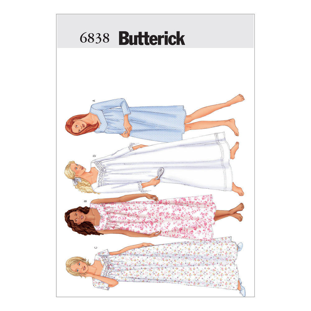 Butterick Nightwear B6838