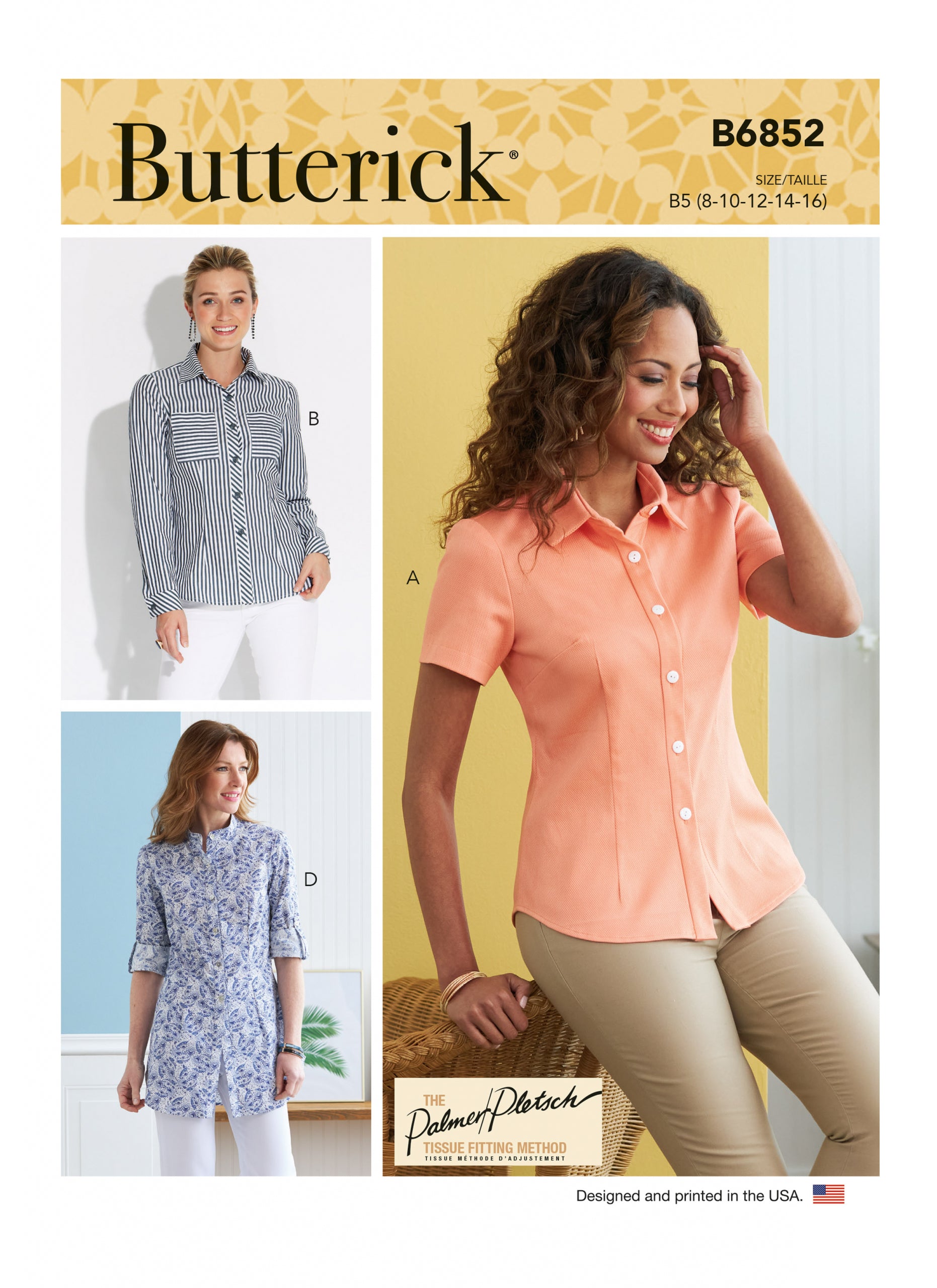 Butterick Shirts B6852