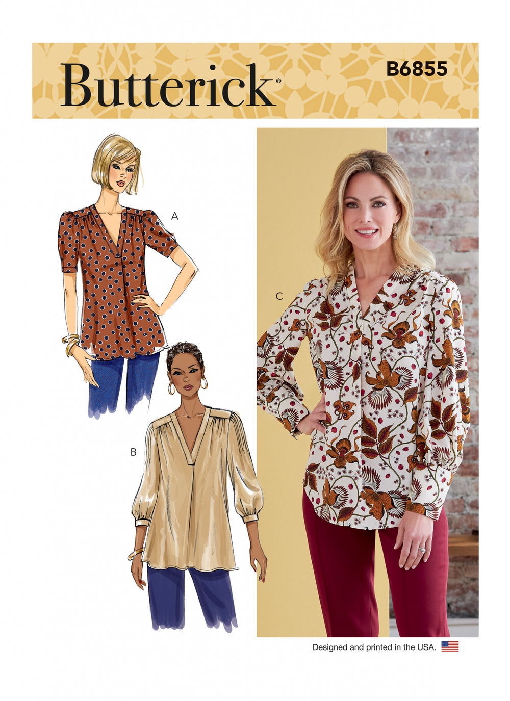 Butterick Tops B6855