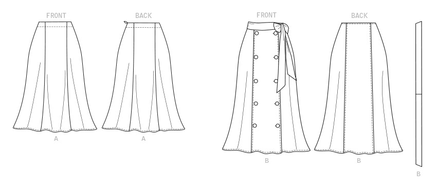 Butterick Skirt B6866