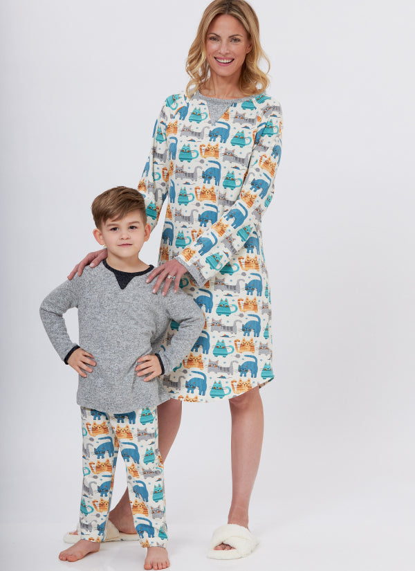 Butterick Unisex/Children/s Nightwear B6867