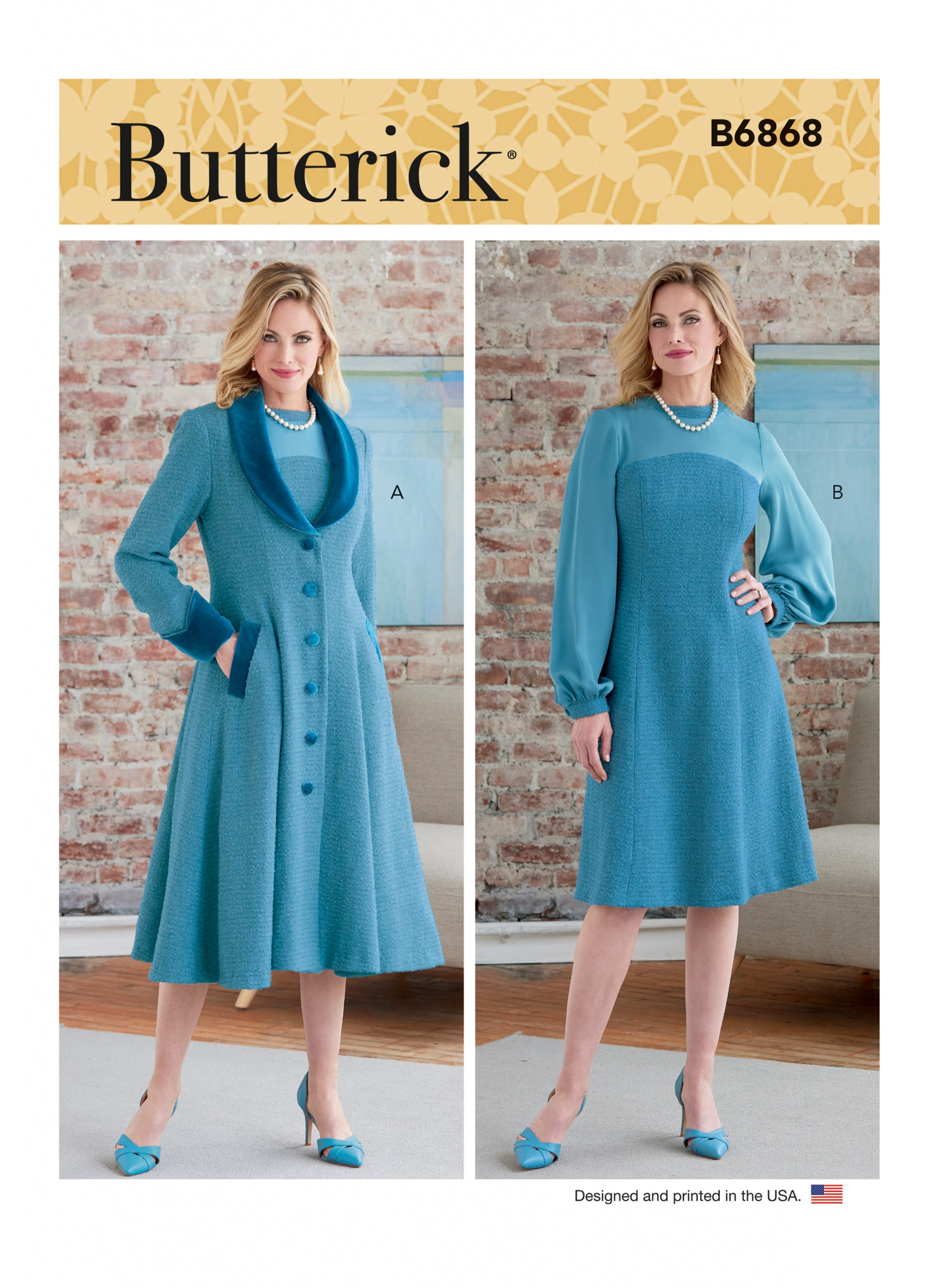 Butterick Dress and Coat B6868