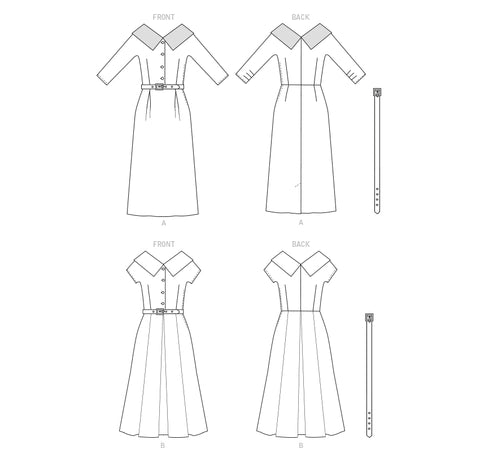 Butterick Vintage Dresses B6870