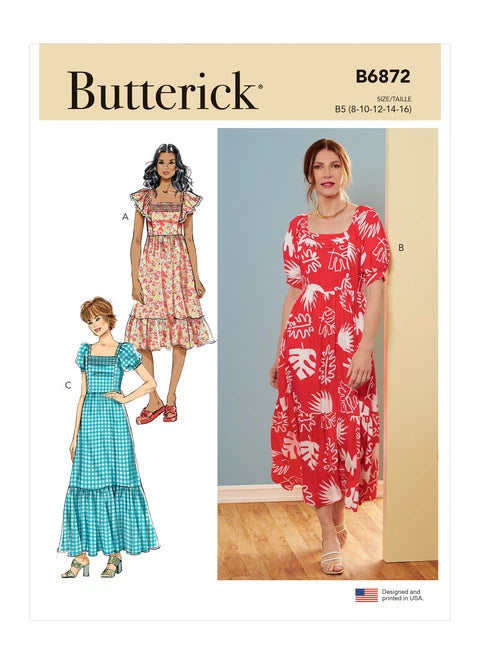 Butterick Dress B6872