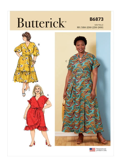 Butterick Dress and Sash B6873