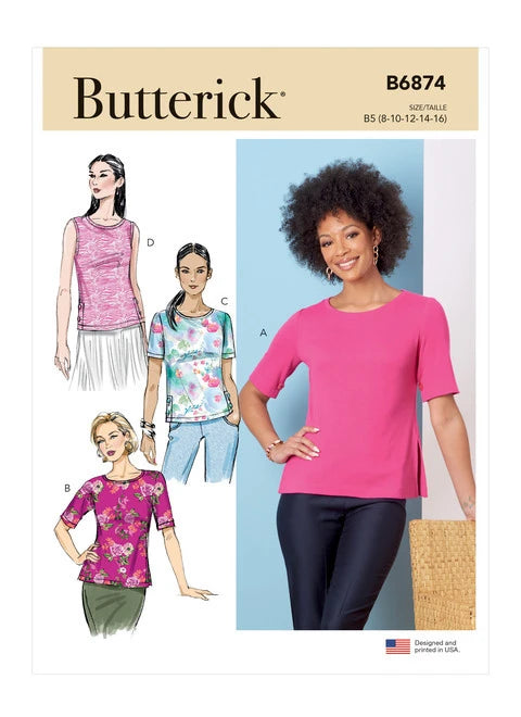 Butterick Knit Tops B6874