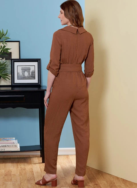 Butterick Jumpsuit, Sash and Belt B6881