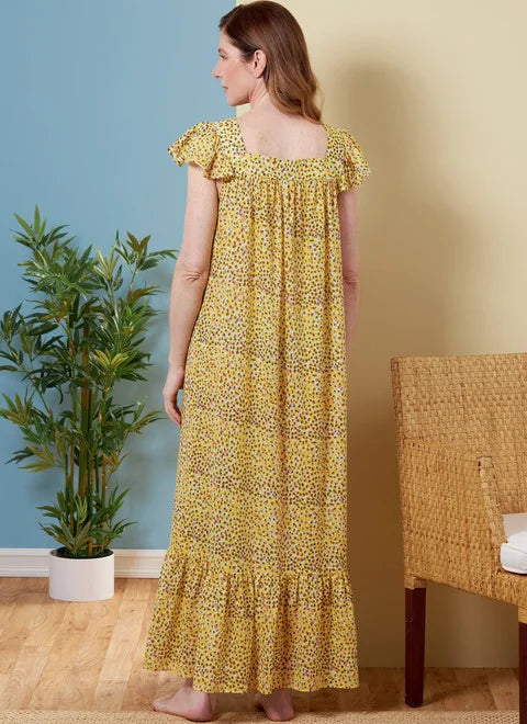 Butterick Top, Nightgowns and Shorts B6883