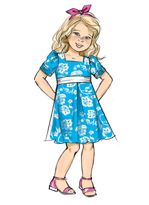 Butterick Children's Dresses B6886