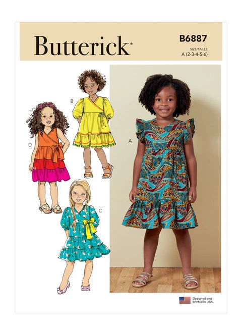 Butterick Children's Dresses B6887