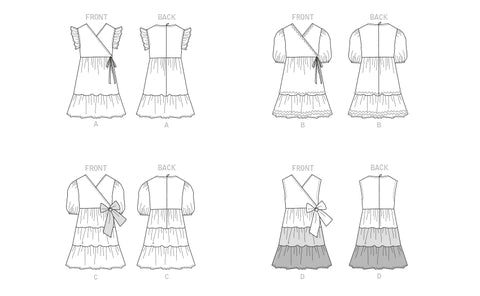 Butterick Children's Dresses B6887