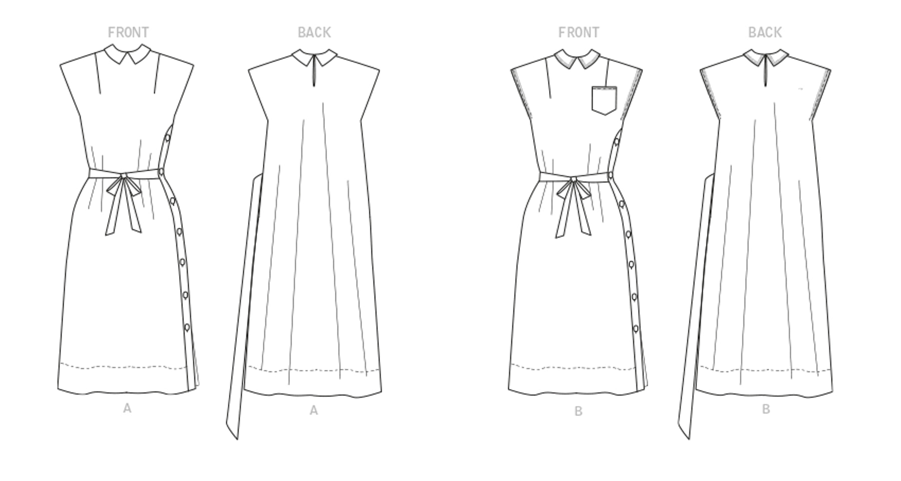 Butterick Vintage Dress B6889