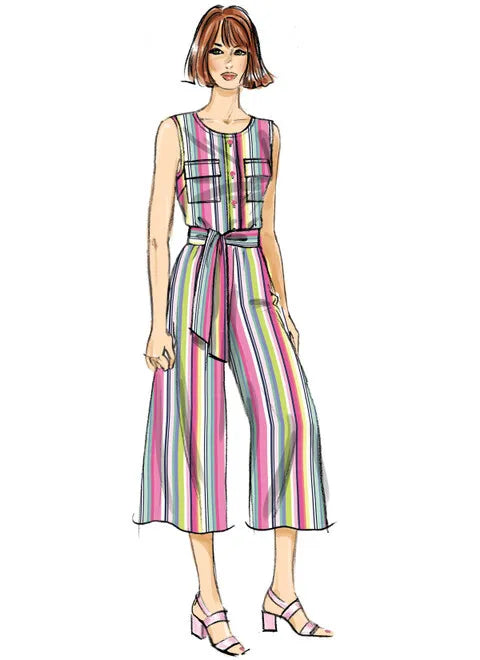 Butterick Dress, Jumpsuit and Sash B6890