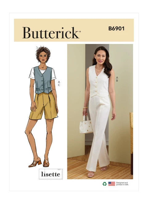 Butterick Waistcoat, Trousers and Shorts B6901